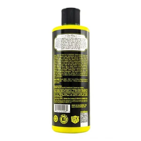 Chemical Guys Citrus Wash & Gloss Concentrated Car Wash - 16oz thumbnail 2
