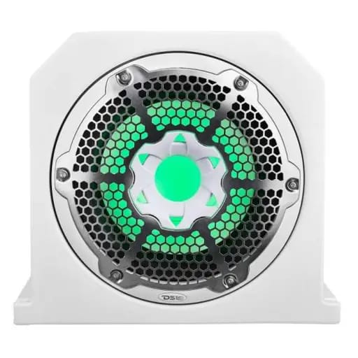 DS18 Subwoofer & Enclosure Dual 10in 350 Watts RMS 4 ohm NXL-10SUB/WH Included White