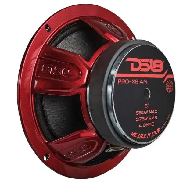 DS18 8in 275 Watts RMS 4 ohm Mid-Range Loudspeaker thumbnail 2
