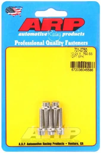 ARP 10-24 x .750 12pt SS Bolts (Pack of 5)