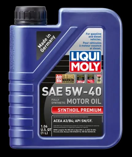LIQUI MOLY 1L Synthoil Premium Motor Oil SAE 5W40
