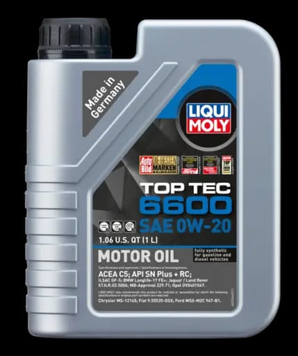 LIQUI MOLY 1L Top Tec 6600 Motor Oil SAE 0W20