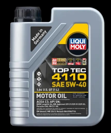 LIQUI MOLY 1L Top Tec 4110 Motor Oil SAE 5W40