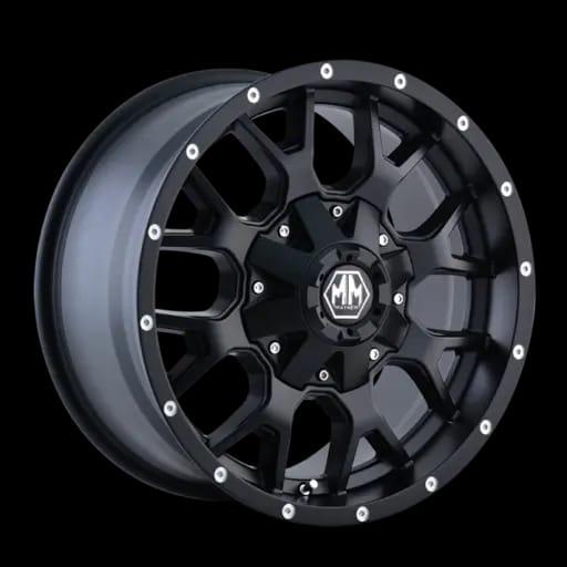 Mayhem 8015 Warrior 17x9 / 8x170 BP / -12mm Offset / 125.2mm Hub Matte Black Wheel