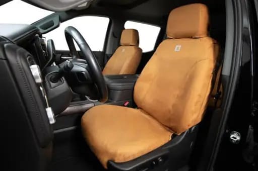 Covercraft 00-03 Ford Excursion Carhartt SeatSaver Custom Second Row Seat Covers - Brown