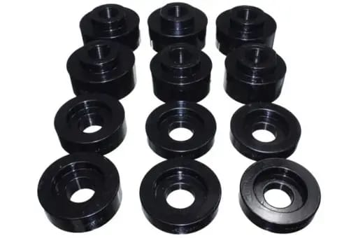 Energy Suspension 08-16 Ford F-250/F-350/F-450/F-550 Super Duty STD/Super Cab Black Body Mount Set
