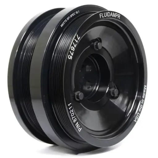 Fluidampr Ford PowerStroke 6.0L Dual Alternator Steel Externally Balanced Damper