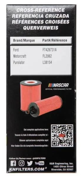 K&N Ford / Lincoln 1.938in OD x 5.5in H Oil Filter thumbnail 8