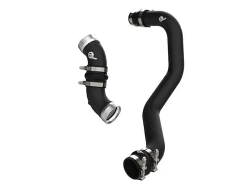 aFe 06-10 GM Diesel Trucks V8 6.6L BladeRunner Aluminum Hot & Cold Charge Pipe Kit - Black