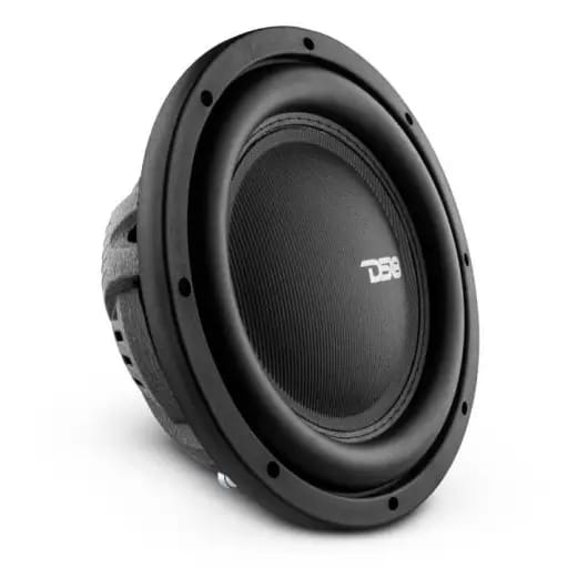 DS18 10in 600 Watts RMS 2 ohm DVC Shallow Mount Fiber Glass Subwoofer IXS Series
