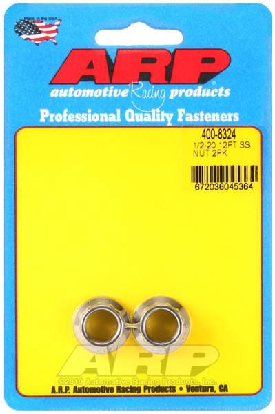 ARP 1/2-20 SS 12pt nut kit