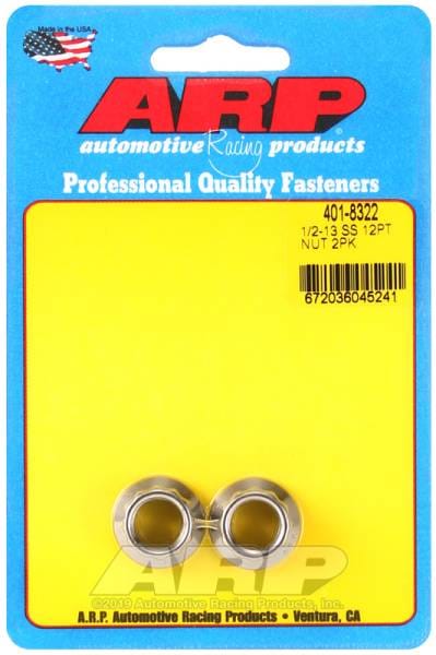 ARP 1/2-13 SS 12pt nut kit