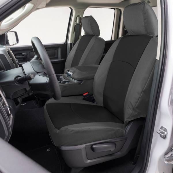 Covercraft 21-24 Chevy Tahoe/ Endura PrecisionFit Custom Third Row Seat Covers - Black/Charcoal