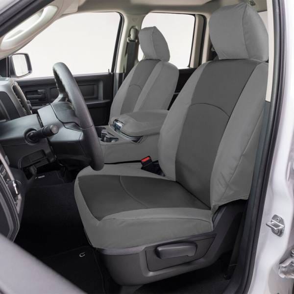 Covercraft 21-24 Chevy Tahoe/ Endura PrecisionFit Custom Third Row Seat Covers - Charcoal/Silver