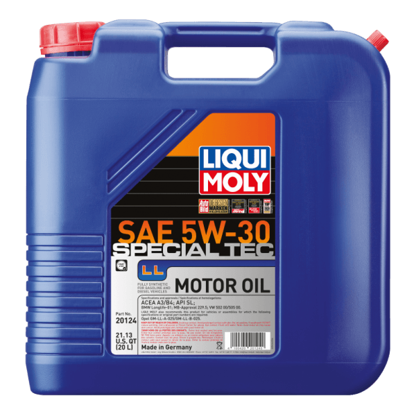 LIQUI MOLY 20L Special Tec LL Motor Oil SAE 5W30