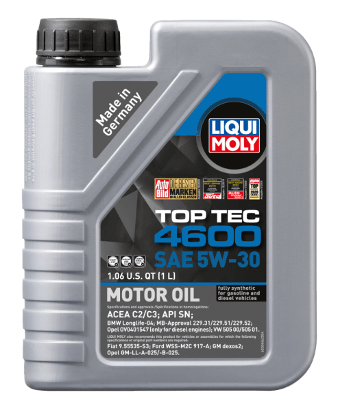 LIQUI MOLY 1L Top Tec 4600 Motor Oil SAE 5W30
