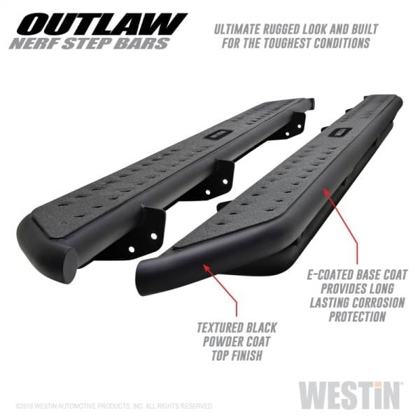 Westin 2019 Dodge Ram Crew Cab ( Excludes 1500 Classic) Outlaw Nerf Step Bars