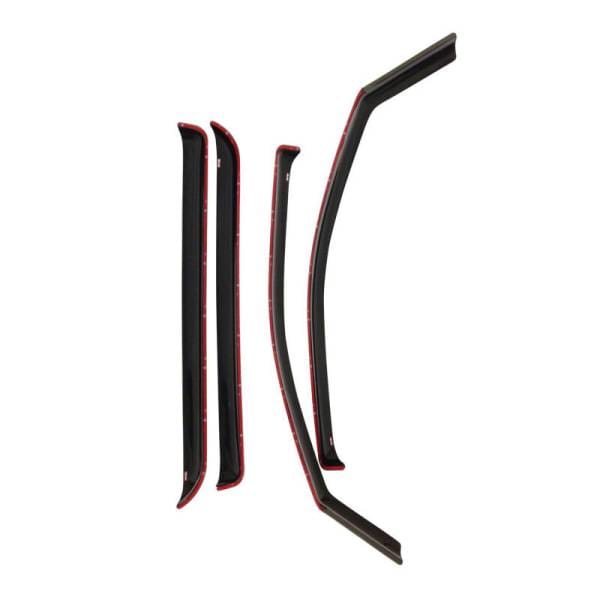 Westin 1999-2016 Ford Super Duty Crew Cab Wade In-Channel Wind Deflector 4pc - Smoke