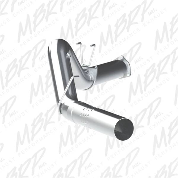 MBRP F-250/350/450 6.7 L 5in Filter Back Single Side Exit No Muffler AL