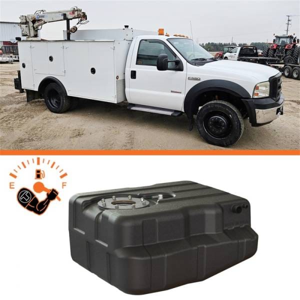 Titan Fuel Tanks 99-10 Ford F-350/F-450 Narrow Frame (PS-191) 40 Gallon After-Axle Utility Fuel Tank