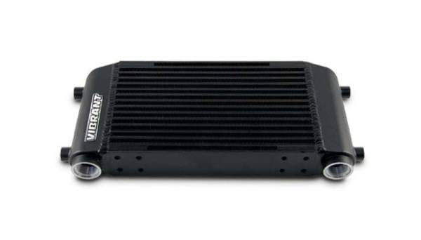 Vibrant Single Pass Oil Cooler Assembly 6in x 10in x 2in