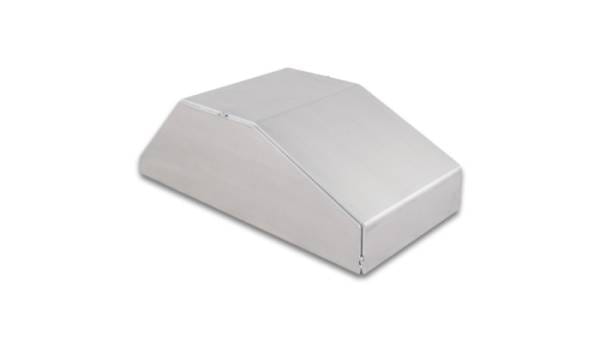 Vibrant I/C End Tank 6in Wide 12in Long 4in Tall Use w/ Horizontal I/C Core 12844 - 5052 Aluminum