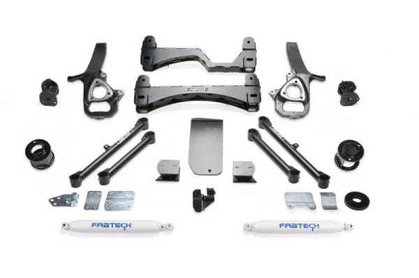 Fabtech 19-21 Ram 1500 4WD 6in Basic Sys w/Perf Shks (Exc. Rebel & TRX)