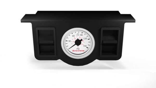 Firestone Pneumatic Dual Pressure Gauge - White Plastic (WR17602574)