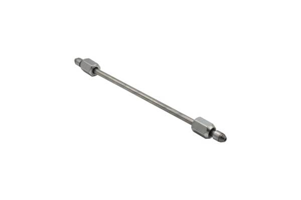 Fleece Performance 11in High Pressure Fuel Line (8mm x 3.5mm Line M14x1.5 Nuts)