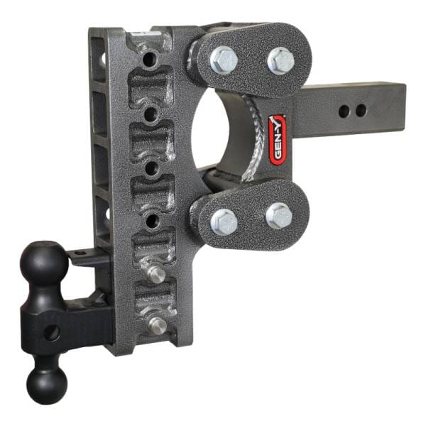 Gen-Y The Boss Torsion-Flex 2in Shank 10in Drop 16K Hitch w/GH-051 Dual-Ball/GH-032 Pintle Lock