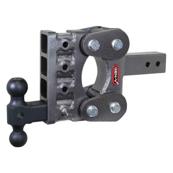 Gen-Y The Boss Torsion-Flex 2.5in Shank 5in Drop 1.1K TW 10K Hitch w/GH-031 Dual-Ball