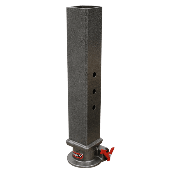 Gen-Y Viking 4in Square Tube Gooseneck Static Hitch w/SnapLatch 2-5/16in Coupler 8.5K TW 30K