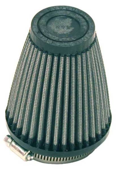 K&N Universal Rubber Filter 2 inch Top OD / 3.5 inch Base OD / 2.25 inch Flange ID / 4 inch Height