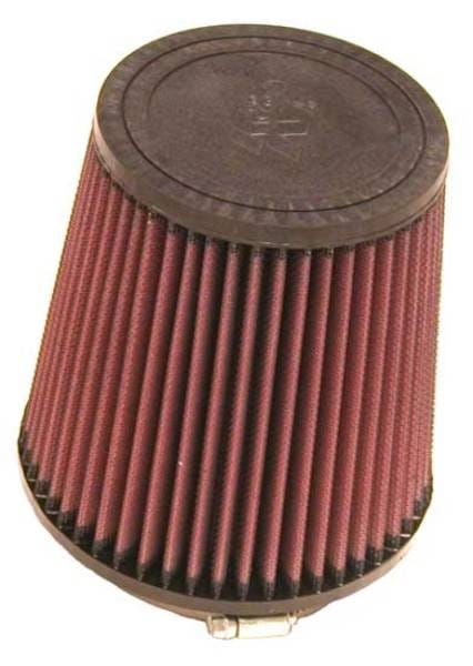 K&N Filter Universal Rubber Filter Round Tapered 4.5in Flange 5.875in Base 4.5 inch Top 6in Height