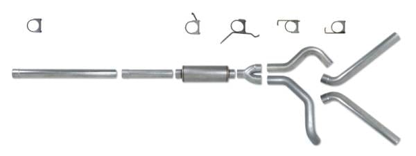 Diamond Eye KIT 4in Catback DUAL AL: 2004.5-2007.5 DODGE CUMMINS 600