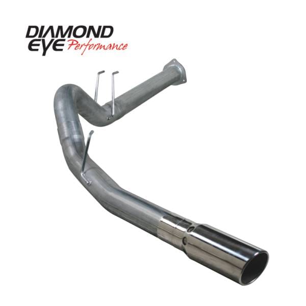 Diamond Eye KIT 4in DPF BACK Single SS: 2011 FORD 6.7L PWRSTROKE F250/F350