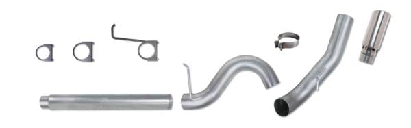 Diamond Eye KIT 5in DPF-BACK Single SS: 2011-2015 CHEVY 6.6L 2500/3500