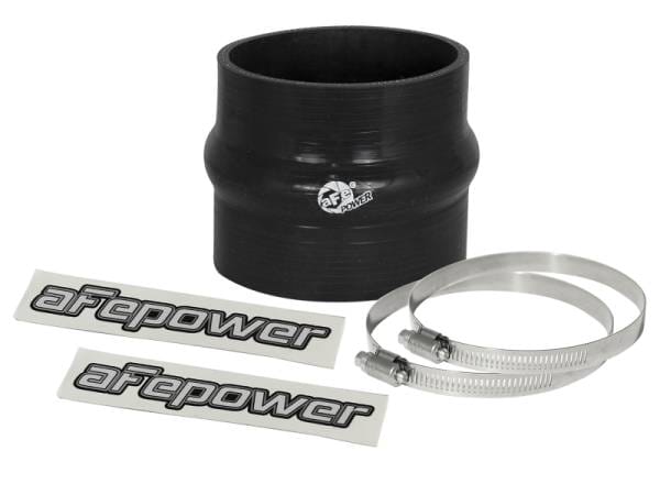 aFe Magnum FORCE Intake Coupling Kit (3-1/4IN ID to 3-1/8IN ID x 3IN L)Straight Coupler w Hump Black