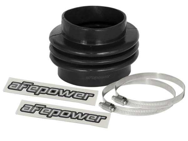 aFe Magnum FORCE Intake Coupling Kit (3-1/2 IN ID to 4 IN ID x3-1/2 IN L) Straight Bellow- Black