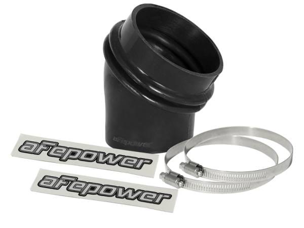 aFe Magnum FORCE Intake Coupling Kit (3 IN ID to 2-1/2 IN ID x 35 Deg.) Elbow Coupler - Black