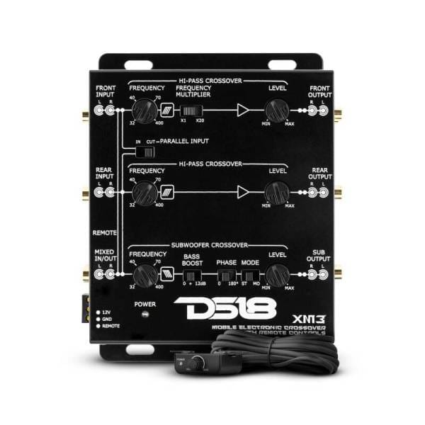 DS18 3-Way Active Crossover Sub-Level Control