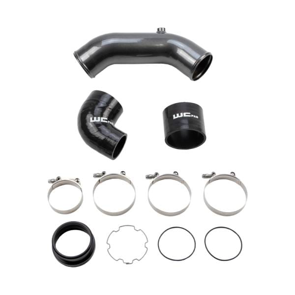 Wehrli 2017+ Ford 6.7L Power Stroke 3.5in Cold Side Intercooler Pipe - Sparkle Bomber