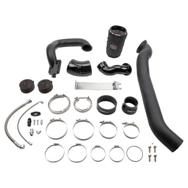 Wehrli 03-07 Dodge 5.9L Cummins S400 Twin Turbo Kit (No Turbo) - Gloss Black