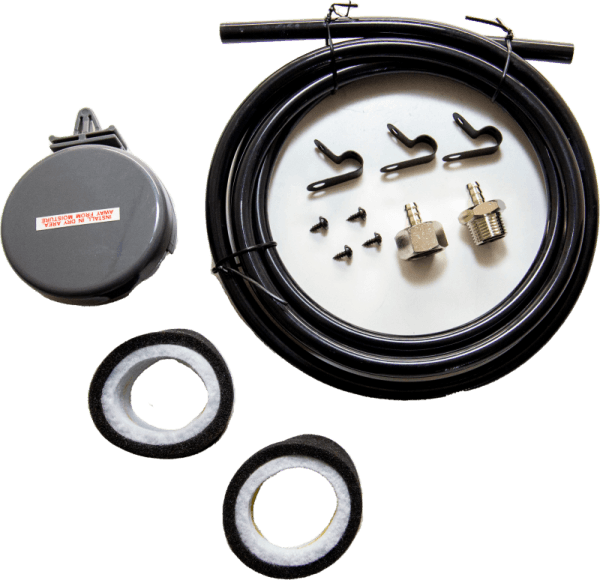 Kleinn 3/8In Snorkel Kit w/ Air Filter/ Spare Elements/ / Snorkel Tubing