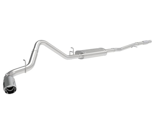 aFe Apollo GT Series 2019 GM Silverado/Sierra 1500 4.3L/5.3L 409 SS CB Exhaust System w/Polished Tip