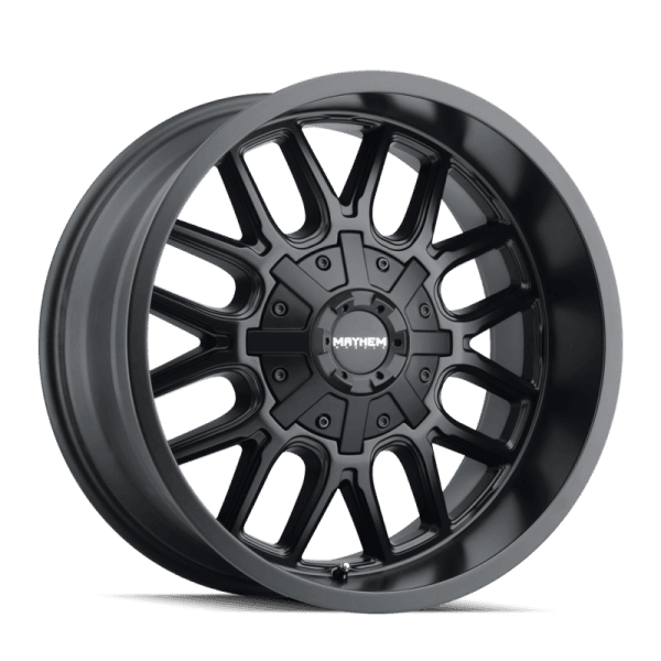 Mayhem 8107 Cogent 20x10 / 5x127 BP / -19mm Offset / 87.1mm Hub Matte Black Wheel