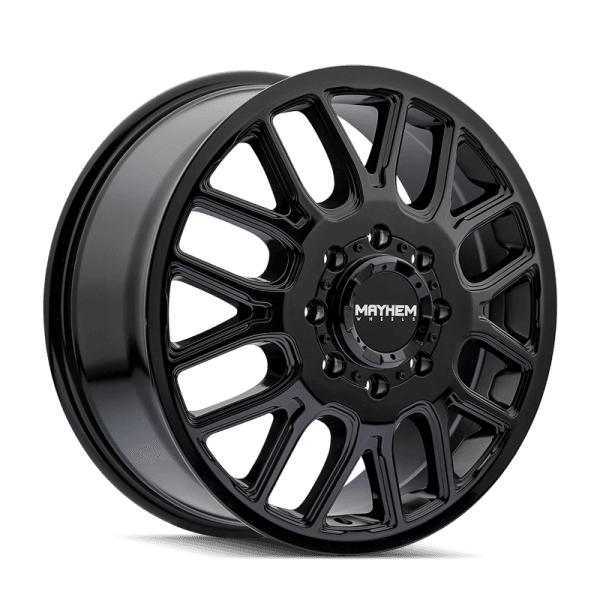 Mayhem 8107D Cogent Dually 20x8.25 / 8x165.1 BP / 115mm Offset / 121.3mm Hub Gloss Black Wheel