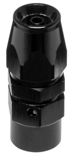Vibrant -3AN Straight High Flow Hose End Fitting for PTFE Lined Flex Hose - Aluminum