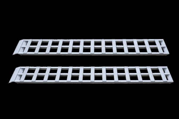 Gen-Y Lightweight 6.5ft Aluminum Loading Ramps 12in x 78in 600lb Capacity Per Ramp - Pair