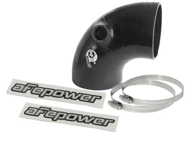 aFe Magnum FORCE Intake Coupling Kit (3-3/4 IN ID x 90 Deg.) Elbow Coupler - Black